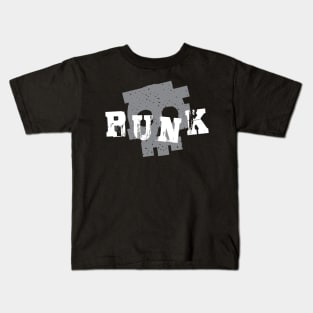 punk skull design Kids T-Shirt